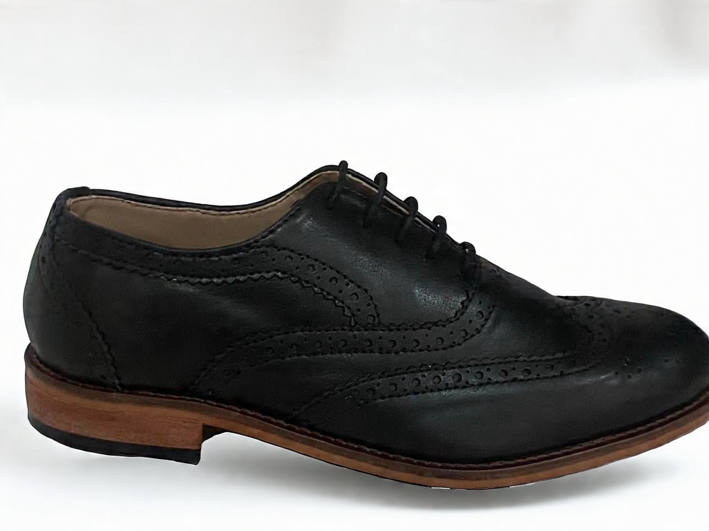 Classic Black Brogue Shoe
